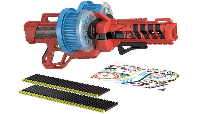 Illustration for article titled BOOMco's New Dartsplosion Fires 72 Rounds Ensuring Total Dart Supremacy